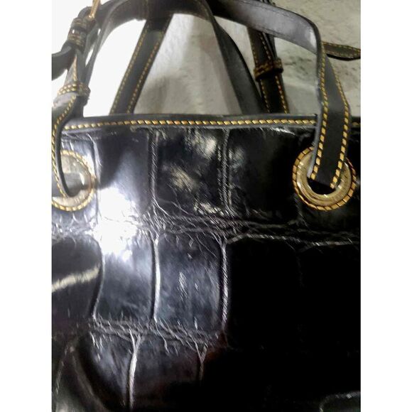 Authentic Dooney & Bourke CROC Toe bag Rare finds - Picture 6 of 7